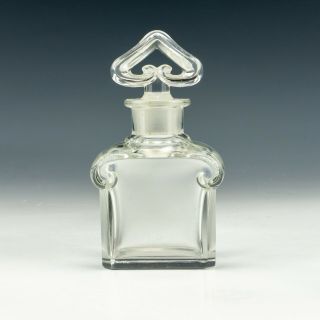 Vintage Baccarat French Glass - Guerlain Perfume Scent Bottle - Art Deco