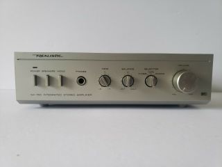 Vintage Realistic Sa - 150 Integrated Stereo Amplifier With Phono