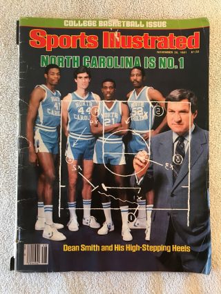 Si: Sports Illustrated November 30,  1981 Dean Smith,  Basketball,  North Carolina