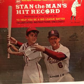 Stan The Man Musial Hit Record Baseball Batting Instructions