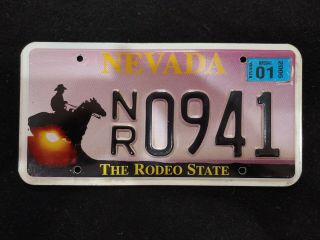 Nevada The Rodeo State License Plate