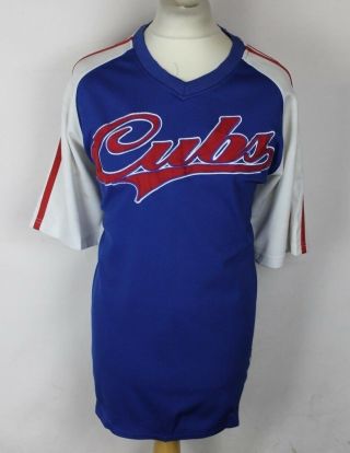 Vintage Chicago Cubs Baseball Jersey Shirt Mens Large True Fan