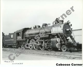 Denver & Rio Grande Western 1210 Class K - 59 Mccarter/shwartz B&w Photo (l0111)