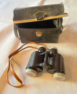 Vintage Daylite Deluxe Binoculars 6 X 30 With Lens Caps And Case.  No.  502299