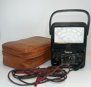Simpson 260 Series 7 Volt Ohm Meter Series 7 With Leads & Case - Not