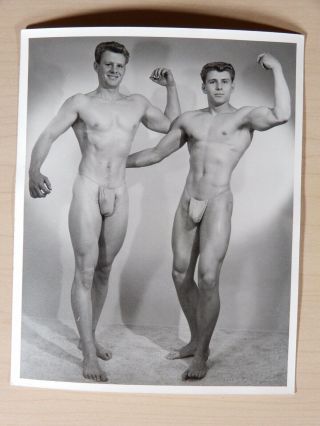 Male Nude Photography,  Western Photography Guild,  Dual Studio Pose 4x5