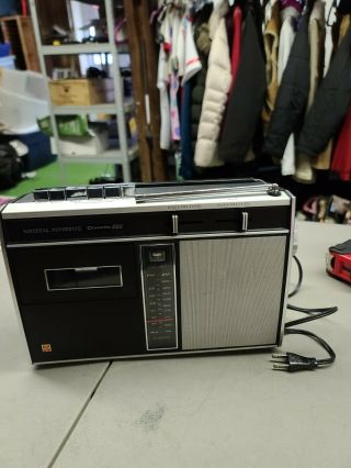 Vintage National Panasonic Cassette Tape Recorder With Fm/am Radio 236