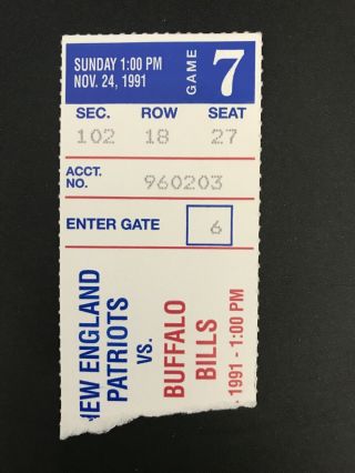 2017 CAROLINA PANTHERS VS BUFFALO BILLS NFL FOOTBALL TICKET STUB 9/17 ...