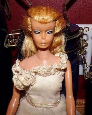 Vintage Mattel Strawberry Blonde Ponytail Barbie W/issues