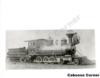 Denver & Rio Grande Railroad 33 " Silver Cliff " B&w Photo (l0250)
