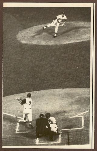 1968 Press Photo Don Drysdale Of The Dodgers Pitches To Bill Mazeroski,  Pirates