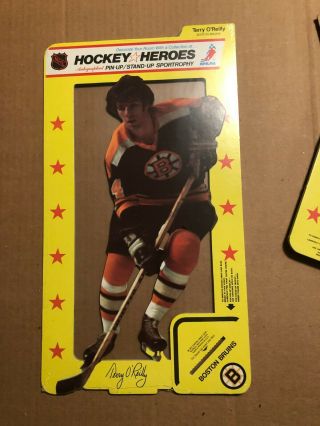 1975 Hockey Heroes Autographed Stand - Up/stick - Up Lrg: 24 Terry O 