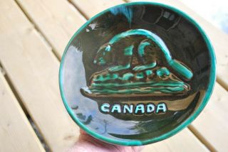 Vintage Blue Mountain Pottery Canada Beaver Plate
