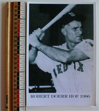 Robert " Bobby " Doerr Hof 1986 Photograph 4 " X 6 " The Estate Of Bobby Doerr