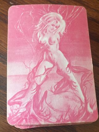 Adult Playing Cards Vintage Nudes 60’s Era Missing 2 Cards - Not Complete