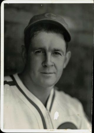 1940s Press Photo Larry French Of The Chicago Cubs George Burke Photo