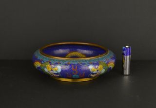 A Chinese Cloisonne Censer With Imperial Dragons