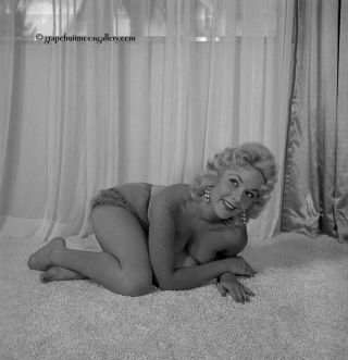 Bunny Yeager Estate Sultry 1956 Pin - Up Camera Negative Photograph Diane Wagner