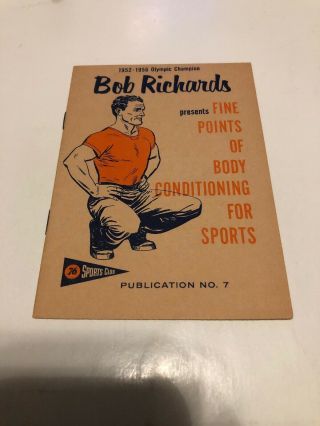 1957 Union 76 Sports Club Booklet Bob Richards 1962 - 1956 Olympic Champion