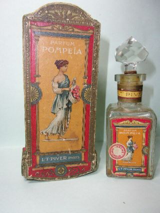 Antique Or Vintage Perfume Bottle & Box,  L.  T.  Piver Paris.