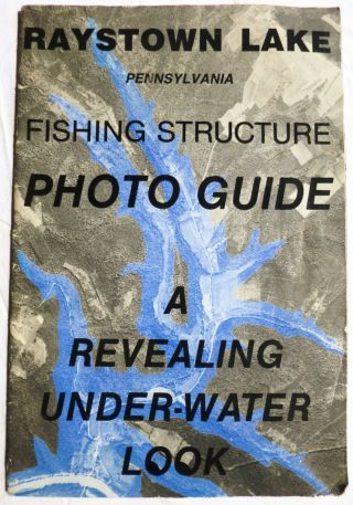 Vintage Pennsylvania Raystown Lake Fishing Structure Photo Guide Bass Location