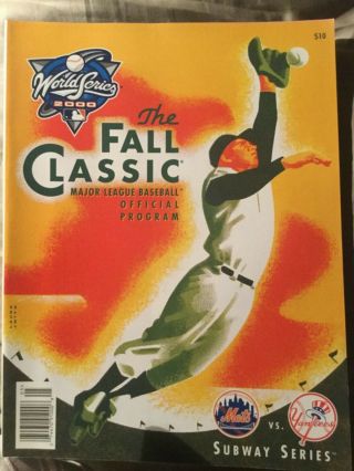 World Series 2000,  The Fall Classic Major League Baseball Official Program