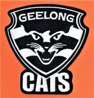 Geelong Cats Australian Rules Football Club Embroidered Patch
