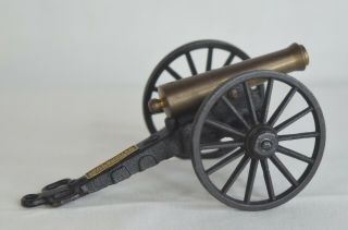 Vintage Mfco C 1/2 Cast Iron Brass 5 " Fort Sumter S.  C.  Civil War Canon