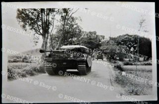 1950s Hong Kong - Royal Tank Rgt - Centurion Tanks On The Road Photo 13.  5 By 9cm