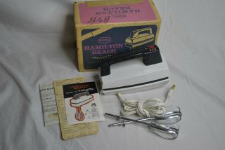 Vintage 1969? Hamilton Beach Model 75 Mixette Electric Mixer Box