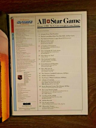 1998 NHL All - Star Game Program - Wayne Gretzky Mario Lemieux - St.  Louis Arena 2