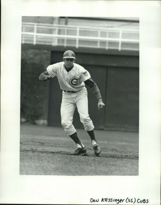 1971 Press Photo Don Kessinger Of The Chicago Cubs Running The Bases
