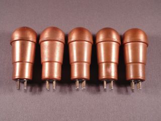 5 Concert Master Deluxe Shielded Collectible Antique Radio Amp Vacuum Tubes