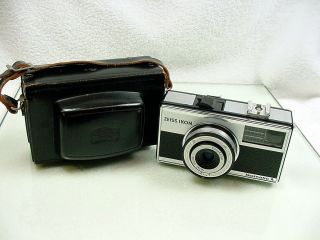 Vintage Zeiss Ikon Ikomatic A 126 Film Camera W/ Case | Germany 1964/65 | $18pp