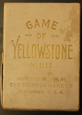 Antique Game Of Yellowstone Card Game (no.  1122),  The Fireside Game Co. ,  1898