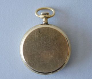 VINTAGE Certina pocket watch swiss made gold plated cal.  28 - 10 Ref.  860 3907 22 3