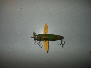 Vintage,  Antique Kentucky Bait Co.  Flying Fish Lure Multi - Color Moveable Parts