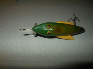 Vintage,  Antique Kentucky Bait Co.  Flying Fish Lure Multi - Color Moveable Parts 2