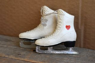 Vintage 3 " Miniature Lico Ice Crown Ice Skates Mini Winter Sport Figurine