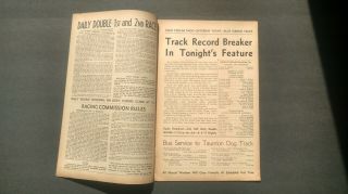 TAUNTON DOG TRACK Program July 22 1948 3