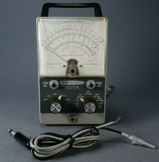 Vintage Heathkit Vtvm Model Im - 11 Voltmeter,  Ohm Meter To Power On