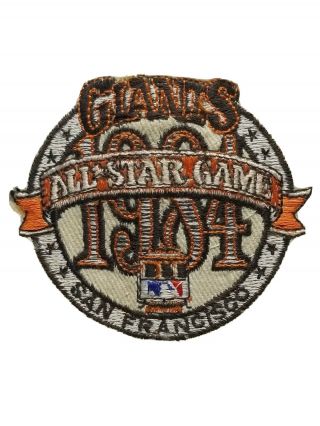 Vintage 1984 San Francisco Giants All - Star Game Iron On/sew On Patch Pre - Owned