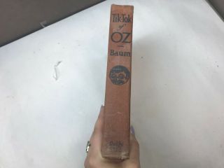 TIK - TOK OF OZ Frank L.  Baum Vintage ANTIQUE Book 1935 - 1951 2