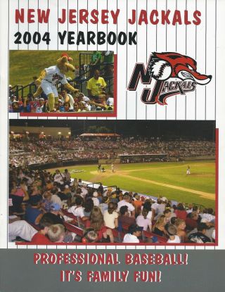 2004 Jersey Jackals Minor League Baseball Yearbook - Northeast League