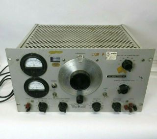 Vintage Us Navy Audio Signal Generator Hewlett Packard 205ag Ham Radio