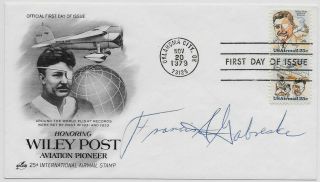 Francis Gabby Gabreski (1919 - 2002) Wwi & Wwii Ace Fighter Pilot - Signed Fdc Q69