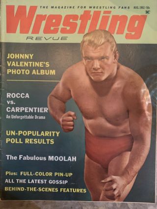 Wrestling Revue August 1962 Johnny Valentine