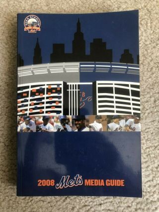 2008 York Mets Media Guide Farewell To Shea Stadium