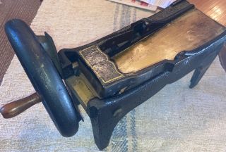 Vintage/antique Cast Iron German Noodle Chopper/cutter Tobacco Grinder?