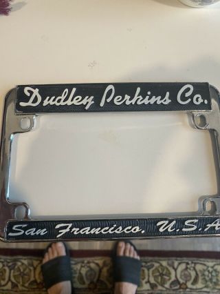 San Francisco Harley Davidson Dudley Perkins Co License Plate Holder
